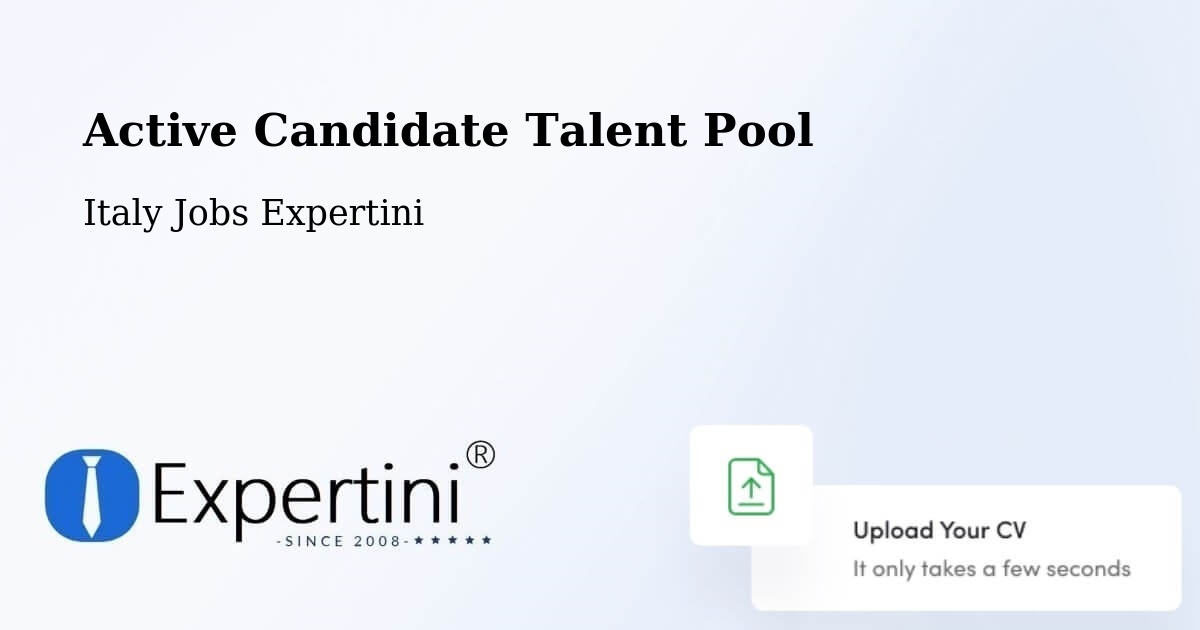 Active Candidate Talent Pool – Setzu - Italy Jobs Expertini