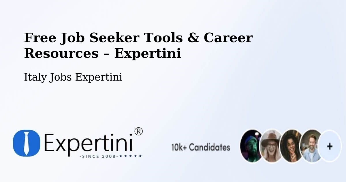 Free Job Seeker Tools & Career Resources – Setzu - Setzu, Italy Jobs Expertini