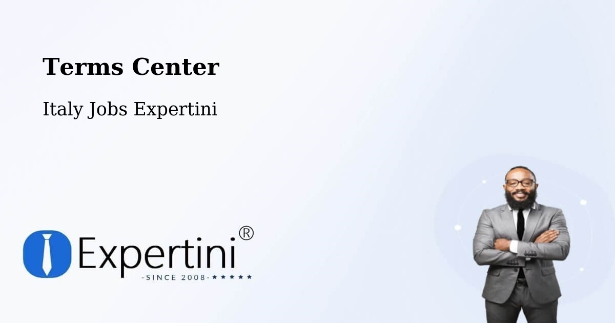 Terms of Service – Setzu - Italy Jobs Expertini